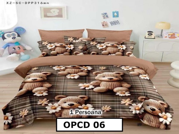 Lenjerie din Finet 5D cu 4 Piese fara Elastic - OPCD06