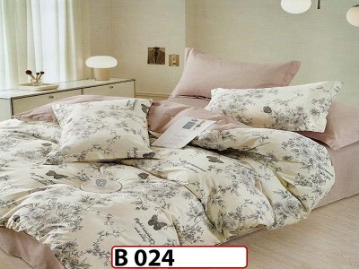 Lenjerie din bumbac 100% 4 piese CasaNewConcept - B 024