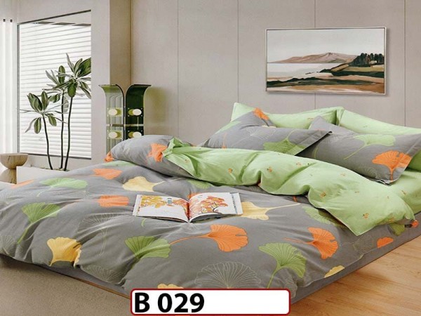 Lenjerie din bumbac 100% 4 piese CasaNewConcept - B 029