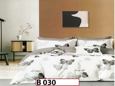 Lenjerie din bumbac 100% 4 piese CasaNewConcept - B 030