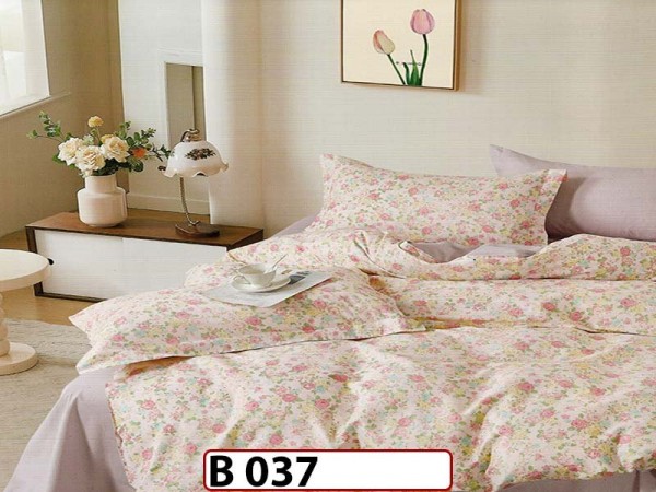 Lenjerie din bumbac 100% 4 piese CasaNewConcept - B 037