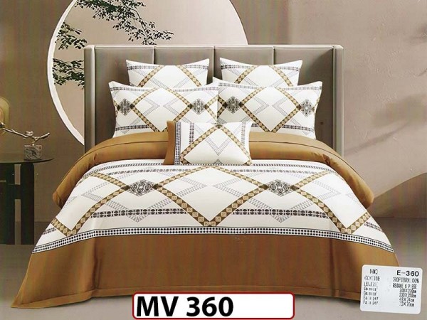 Lenjerie din bumbac Satinat 4 piese Casa New Concept - MV360