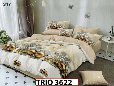  Lenjerie 1 Persoana din Finet cu 4 Piese - TRIO 3622