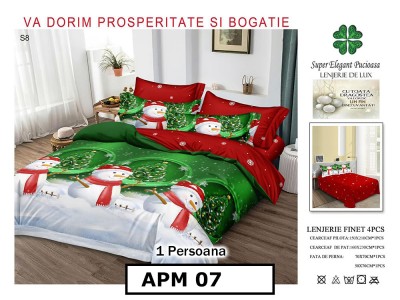 Lenjerie din finet 4 piese o persoana Cod - APM07
