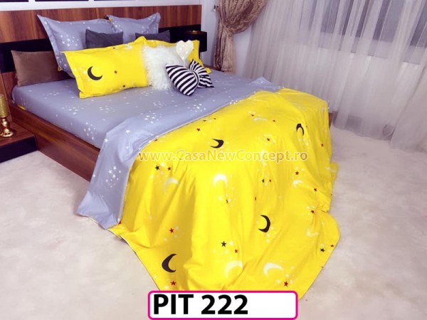 Lenjerie de pat din Finet cu 6 piese - PIT 222