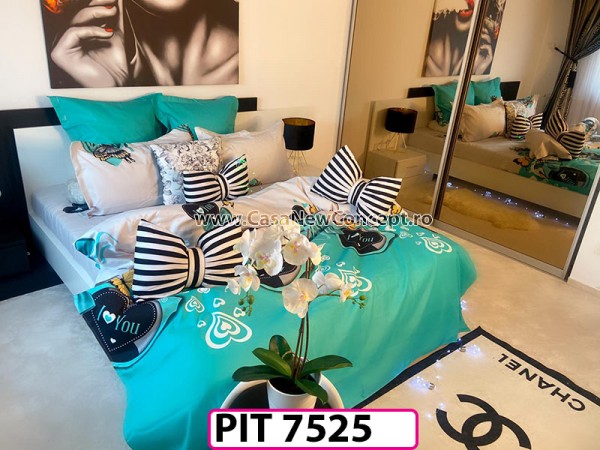 Lenjerie din finet 6 piese - PIT7525 Lenjerie din finet 6 piese - PIT7525