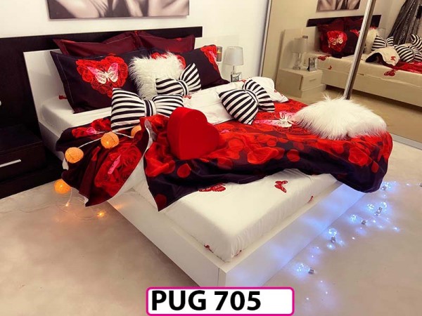 Lenjerie din finet 6 piese - PUG 705 Lenjerie din finet 6 piese - PUG 705