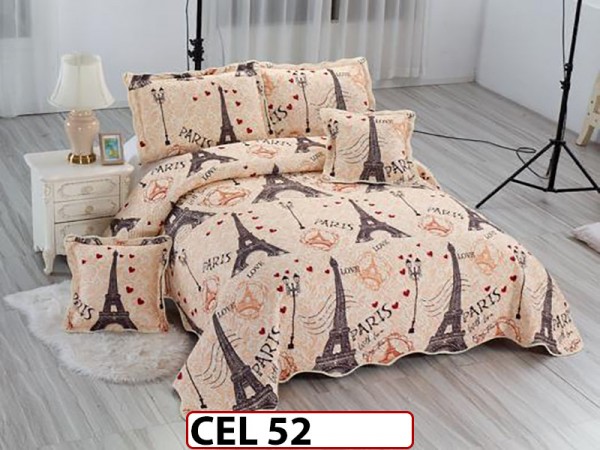 Cuvertura cu 5 piese din BUMBAC 100% CEL52 Cuvertura cu 5 piese din BUMBAC 100% CEL52