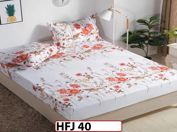 Husa de Pat din Finet + 2 Fete de Perne - Saltea 180x200 - Pat 2 Persoane - HFJ40 Husa de Pat din Finet + 2 Fete de Perne - Saltea 180x200 - Pat 2 Persoane - HFJ40