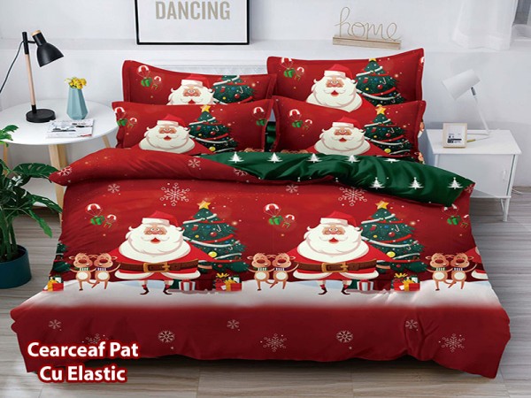 Lenjerie din finet 6 piese si cearceaf cu Elastic - MOSJ01 Lenjerie din finet 6 piese si cearceaf cu Elastic - MOSJ01