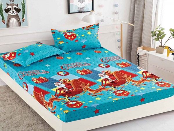 Husa de Pat din Finet + 2 Fete de Perne - Saltea 180x200 - Pat 2 Persoane - HFJ101 Husa de Pat din Finet + 2 Fete de Perne - Saltea 180x200 - Pat 2 Persoane - HFJ101