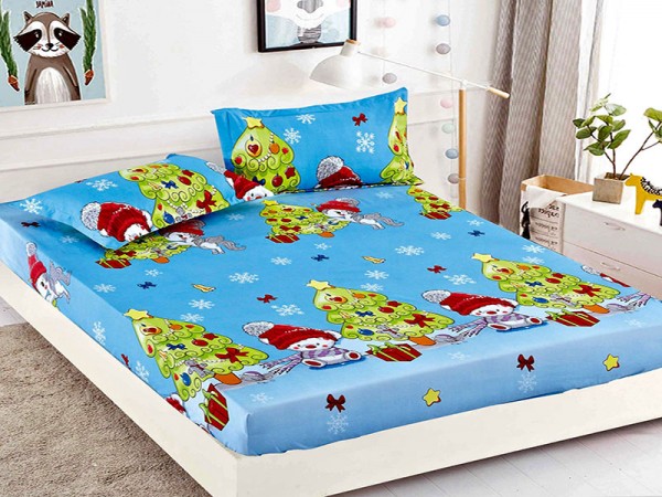 Husa de Pat din Finet + 2 Fete de Perne - Saltea 180x200 - Pat 2 Persoane - HFJ106 Husa de Pat din Finet + 2 Fete de Perne - Saltea 180x200 - Pat 2 Persoane - HFJ106