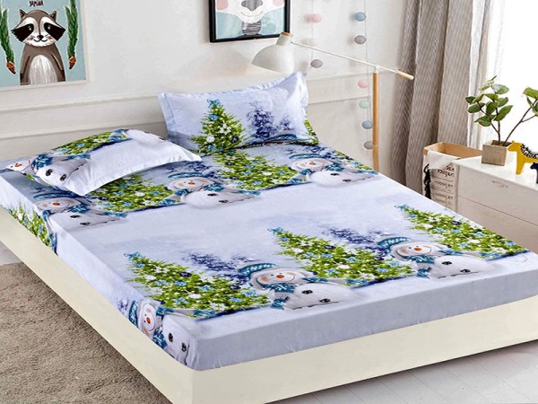 Husa de Pat din Finet + 2 Fete de Perne - Saltea 180x200 - Pat 2 Persoane - HFJ107 Husa de Pat din Finet + 2 Fete de Perne - Saltea 180x200 - Pat 2 Persoane - HFJ107