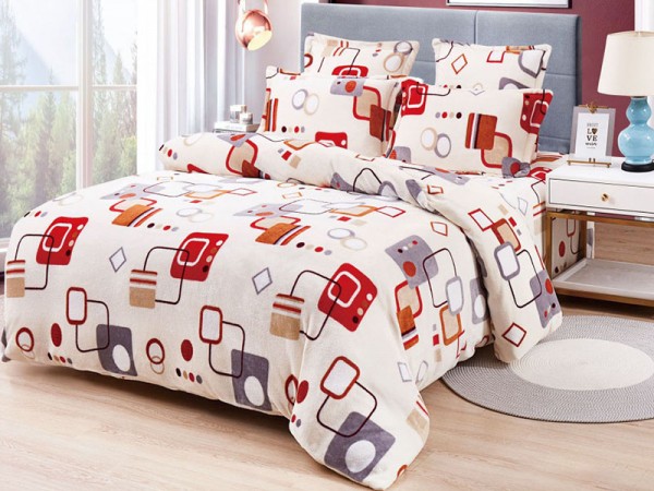 Lenjerie De Pat COCOLINO de 2 Persoane cu 6 piese - cocoC06 Lenjerie De Pat COCOLINO de 2 Persoane cu 6 piese - cocoC06