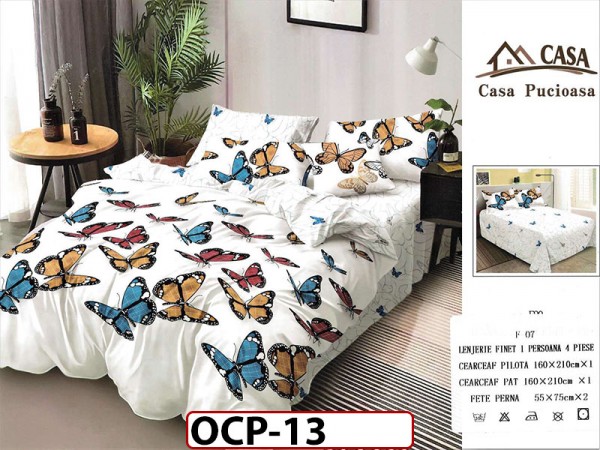 Lenjerie din finet 4 piese o persoana Cod - OCP13 Lenjerie din finet 4 piese o persoana Cod - OCP13
