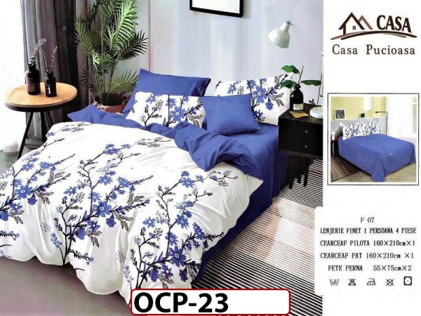 Lenjerie din finet 4 piese o persoana Cod - OCP Lenjerie din finet 4 piese o persoana Cod - OCP