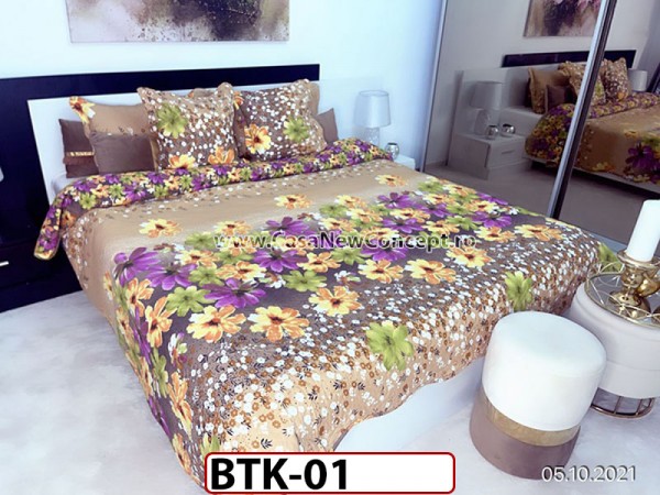 Cuvertura cu 5 piese din BUMBAC 100% BTK01 Cuvertura cu 5 piese din BUMBAC 100% BTK01