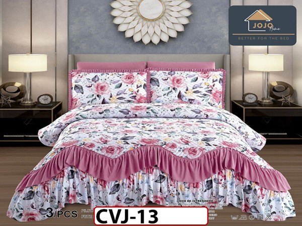 Cuvertura cu 3 piese din BUMBAC 100% CVJ13 Cuvertura cu 3 piese din BUMBAC 100% CVJ13
