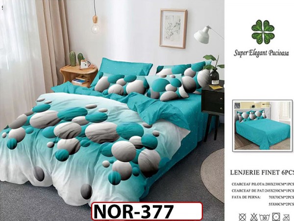 Lenjerie din finet 6 piese - NOR377 Lenjerie din finet 6 piese - NOR377