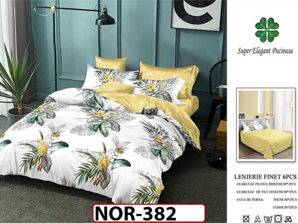 Lenjerie din finet 6 piese - NOR382 Lenjerie din finet 6 piese - NOR382