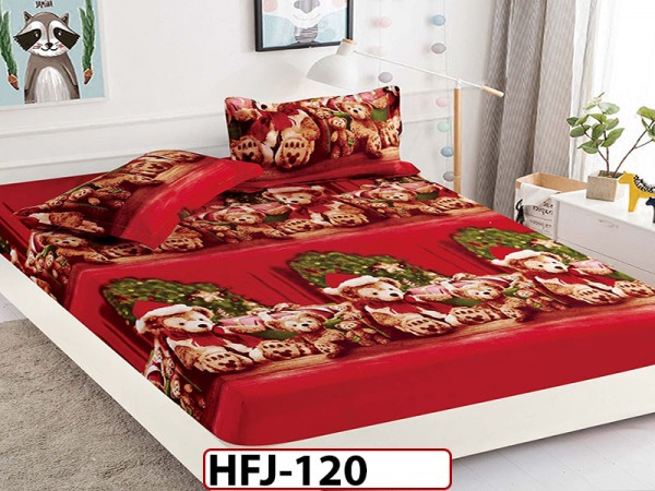 Husa de Pat din Finet + 2 Fete de Perne - Saltea 180x200 - Pat 2 Persoane - HFJ120 Husa de Pat din Finet + 2 Fete de Perne - Saltea 180x200 - Pat 2 Persoane - HFJ120