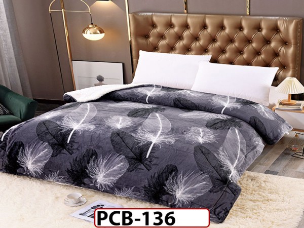 Patura Pufoasa Cocolino cu Blanita pentru pat dublu PCB136