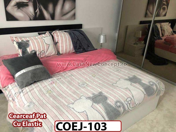 Lenjerie De Pat COCOLINO de 2 Persoane cu 4 piese - COEJ103 Lenjerie De Pat COCOLINO de 2 Persoane cu 4 piese - COEJ103