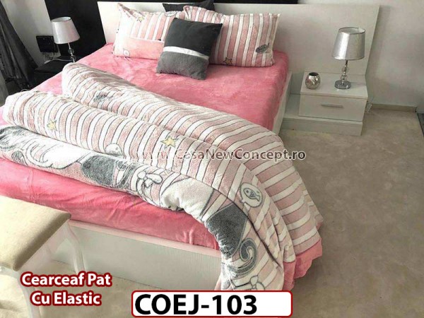 Lenjerie De Pat COCOLINO de 2 Persoane cu 4 piese - COEJ103 Lenjerie De Pat COCOLINO de 2 Persoane cu 4 piese - COEJ103