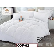 Lenjerie Cocolino Fluffy Pufoasa -Pat De 2 Persoane cu 6 piese - COF02