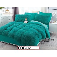 Lenjerie Cocolino Fluffy Pufoasa -Pat De 2 Persoane cu 6 piese - COF07
