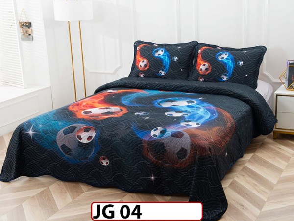 Cuvertura cu 3 piese din BUMBAC 100% JG04 Cuvertura cu 3 piese din BUMBAC 100% JG04
