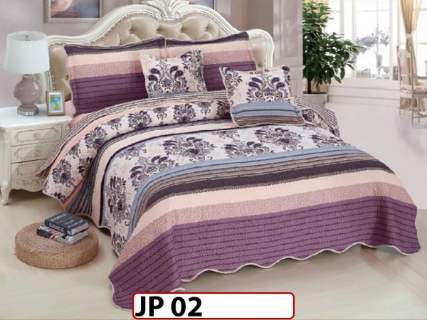 Cuvertura cu 3 piese din BUMBAC 100% pentru pat de o persoana Cod JP 02 Cuvertura cu 3 piese din BUMBAC 100% pentru pat de o persoana Cod JP 02
