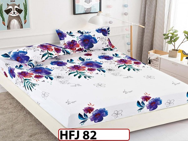 Husa de Pat din Finet + 2 Fete de Perne - Saltea 180x200 - Pat 2 Persoane - HFJ82 Husa de Pat din Finet + 2 Fete de Perne - Saltea 180x200 - Pat 2 Persoane - HFJ82