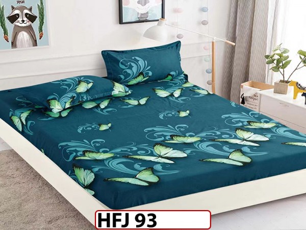Husa de Pat din Finet + 2 Fete de Perne - Saltea 180x200 - Pat 2 Persoane - HFJ93 Husa de Pat din Finet + 2 Fete de Perne - Saltea 180x200 - Pat 2 Persoane - HFJ93