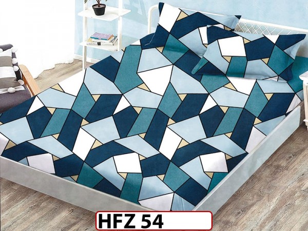 Husa de Pat din Finet + 2 Fete de Perne - Saltea 180x200 - Pat 2 Persoane - HFZ54 Husa de Pat din Finet + 2 Fete de Perne - Saltea 180x200 - Pat 2 Persoane - HFZ54