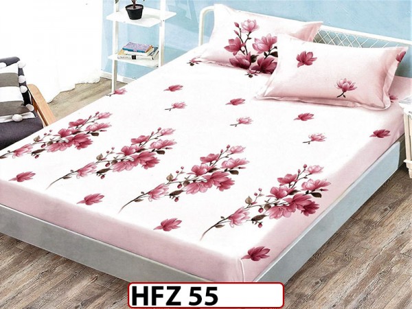 Husa de Pat din Finet + 2 Fete de Perne - Saltea 180x200 - Pat 2 Persoane - HFZ55 Husa de Pat din Finet + 2 Fete de Perne - Saltea 180x200 - Pat 2 Persoane - HFZ55