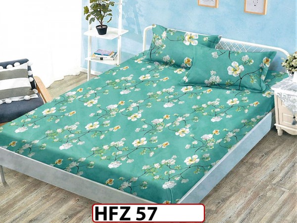 Husa de Pat din Finet + 2 Fete de Perne - Saltea 180x200 - Pat 2 Persoane - HFZ57 Husa de Pat din Finet + 2 Fete de Perne - Saltea 180x200 - Pat 2 Persoane - HFZ57