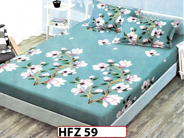 Husa de Pat din Finet + 2 Fete de Perne - Saltea 180x200 - Pat 2 Persoane - HFZ59 Husa de Pat din Finet + 2 Fete de Perne - Saltea 180x200 - Pat 2 Persoane - HFZ59