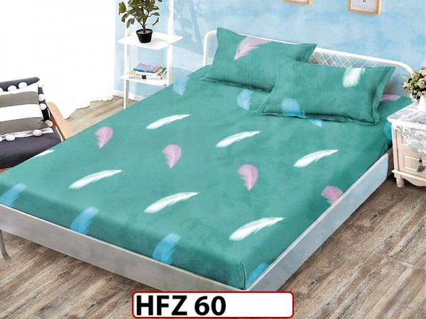 Husa de Pat din Finet + 2 Fete de Perne - Saltea 180x200 - Pat 2 Persoane - HFZ60 Husa de Pat din Finet + 2 Fete de Perne - Saltea 180x200 - Pat 2 Persoane - HFZ60