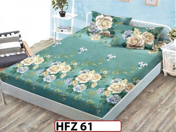 Husa de Pat din Finet + 2 Fete de Perne - Saltea 180x200 - Pat 2 Persoane - HFZ61 Husa de Pat din Finet + 2 Fete de Perne - Saltea 180x200 - Pat 2 Persoane - HFZ61