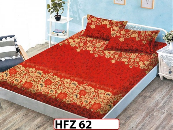 Husa de Pat din Finet + 2 Fete de Perne - Saltea 180x200 - Pat 2 Persoane - HFZ62 Husa de Pat din Finet + 2 Fete de Perne - Saltea 180x200 - Pat 2 Persoane - HFZ62