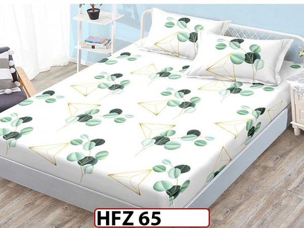 Husa de Pat din Finet + 2 Fete de Perne - Saltea 180x200 - Pat 2 Persoane - HFZ65 Husa de Pat din Finet + 2 Fete de Perne - Saltea 180x200 - Pat 2 Persoane - HFZ65