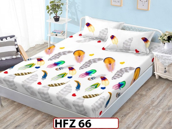 Husa de Pat din Finet + 2 Fete de Perne - Saltea 180x200 - Pat 2 Persoane - HFZ66 Husa de Pat din Finet + 2 Fete de Perne - Saltea 180x200 - Pat 2 Persoane - HFZ66