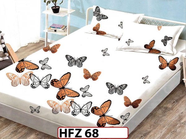 Husa de Pat din Finet + 2 Fete de Perne - Saltea 180x200 - Pat 2 Persoane - HFZ68 Husa de Pat din Finet + 2 Fete de Perne - Saltea 180x200 - Pat 2 Persoane - HFZ68