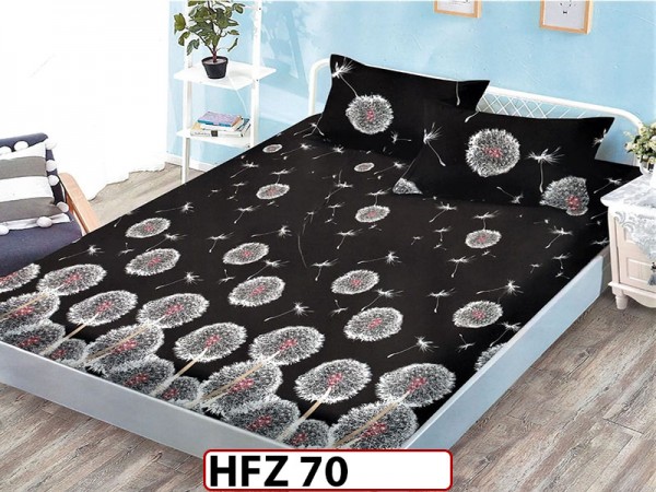 Husa de Pat din Finet + 2 Fete de Perne - Saltea 180x200 - Pat 2 Persoane - HFZ70 Husa de Pat din Finet + 2 Fete de Perne - Saltea 180x200 - Pat 2 Persoane - HFZ70