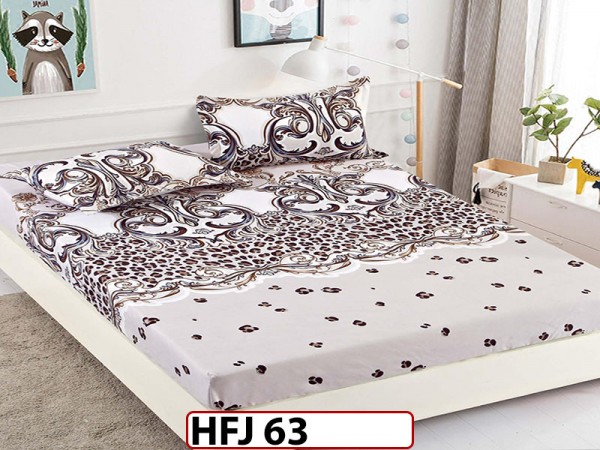 Husa de Pat din Finet + 2 Fete de Perne - Saltea 180x200 - Pat 2 Persoane - HFJ63 Husa de Pat din Finet + 2 Fete de Perne - Saltea 180x200 - Pat 2 Persoane - HFJ63