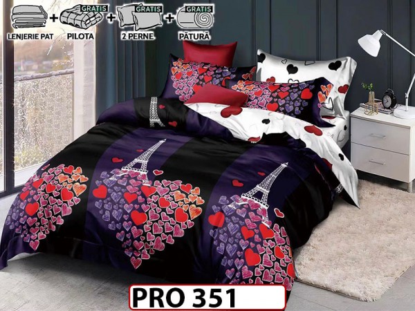 Pachet Promotional Lenjerie din finet 6 piese - PRO351 Pachet Promotional Lenjerie din finet 6 piese - PRO351