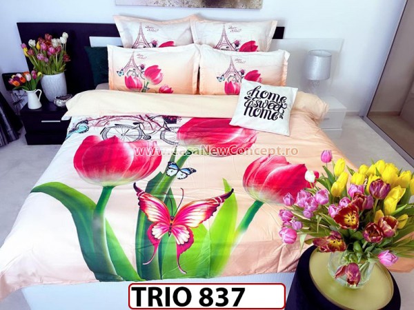 Lenjerie din finet 6 piese - TRIO837 Lenjerie din finet 6 piese - TRIO837