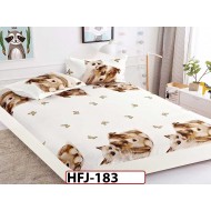 Husa de Pat din Finet + 2 Fete de Perne - Saltea 180x200 - Pat 2 Persoane - HFJ183