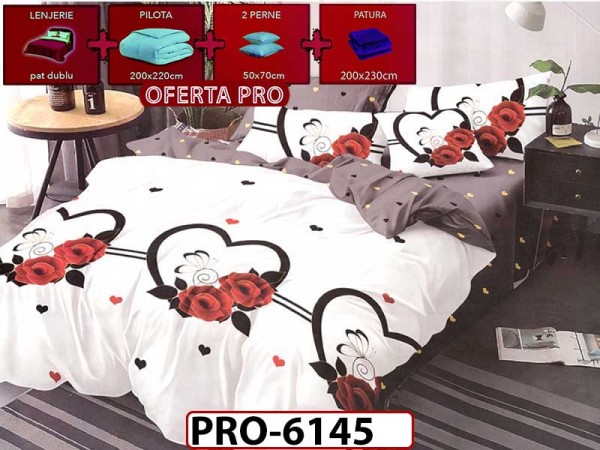 Lenjerie din finet 6 piese - PRO6145 Lenjerie din finet 6 piese - PRO6145